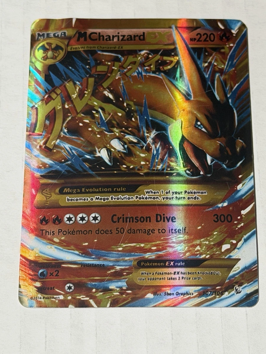 Las mejores ofertas en M Charizard EX 107/106 Flashfire | eBay