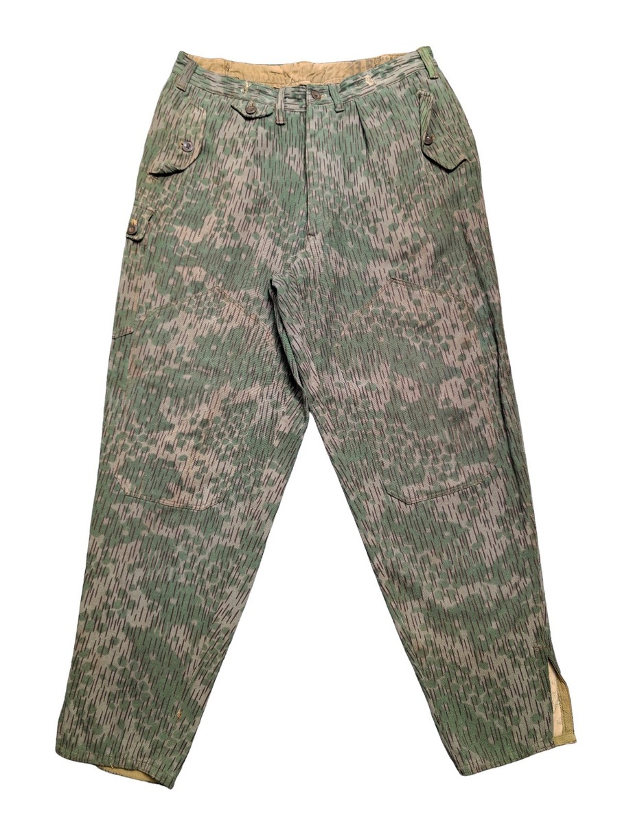 Rare Vintage Czech Army M60 / Vz60 Rain Drop Camo Trousers