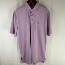 RLX Ralph Lauren Mens Purple Performance Golf Polo Shirt Size M CCL Hospitality