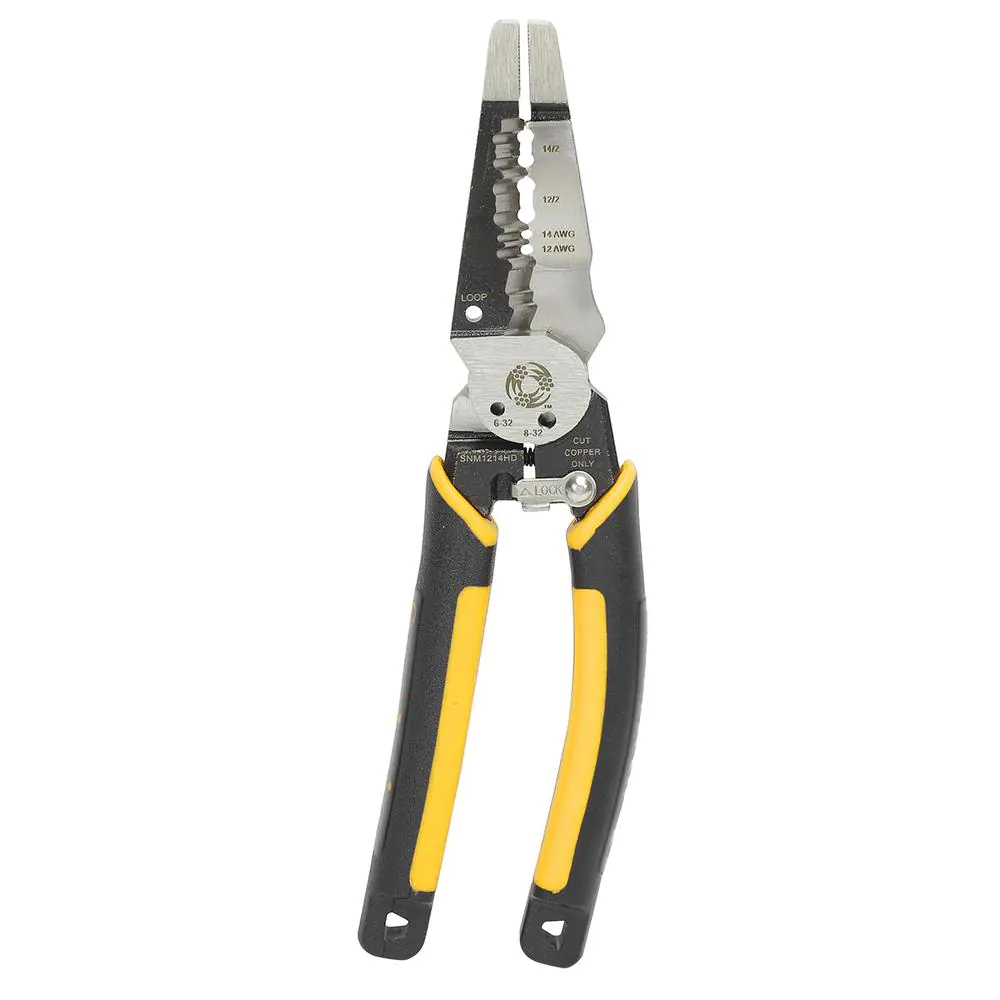 8 In. Forged Wire Stripper 12/2 AWG and 14/2 AWG