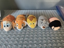 Disney Jungle Book Tsum Tsum Mini Plush Lot Shere Khan Baloo Kaa Louie Mowgli
