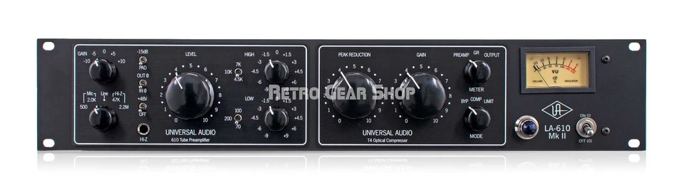 Universal Audio LA-610 MKII Tube Channel Strip Preamp / EQ / Compressor LA610 - Image 2 of 3