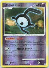 Unown [E] Reverse Holofoil Uncommon Mysterious Treasures 65/123 NM