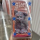 Ty Beanie Babies-Original Glory Bear 2000 Vintage Plush in Display Case