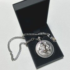 Fullmetal Alchemist Edward Elric Pocket Watch Heavy Metal Antique Collectible
