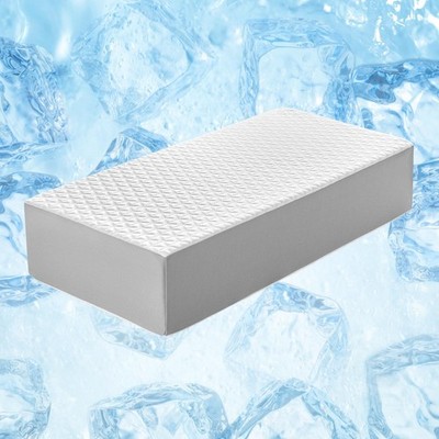 Kehangte Cooling Cube Pillow for Side Regular-24'' x 12'' x 5 '', White-grey 