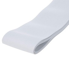 3-inch Wide White Knit Heavy Stretch High Elasticity Elastic Band 3 feet