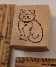 PSX C-109 MW RUBBER STAMP- SWEET KITTY