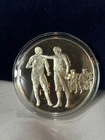 Sterling Silver Round KNUTE ROCKNE FM 100 Greatest Events In Sports History