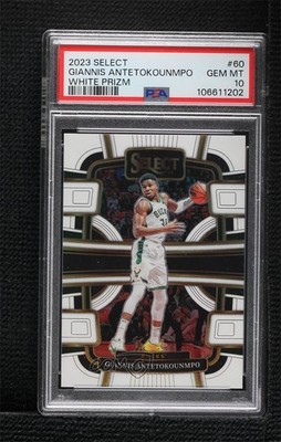 2023 Panini Select Concourse White Prizm 45/149 Giannis Antetokounmpo #60 14t3
