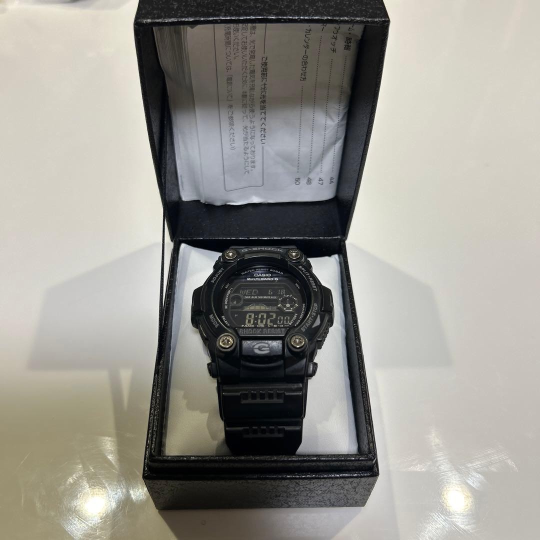 Casio G Shock Multi Band 6 Digital Watch Black Timepiece Sport