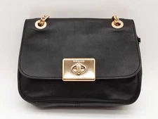 Coach Cassidy Crossbody Black Leather Crossbody Bag Sd1225lzde