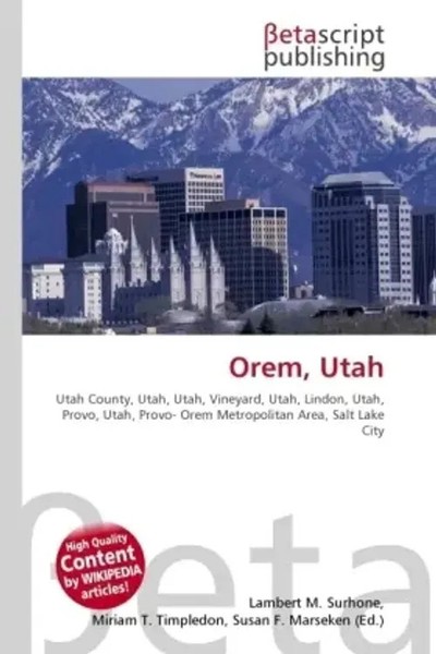 Orem, Utah Lambert M. Surhone (U. A.) Taschenbuch Englisch 2026 Omniscriptum-image
