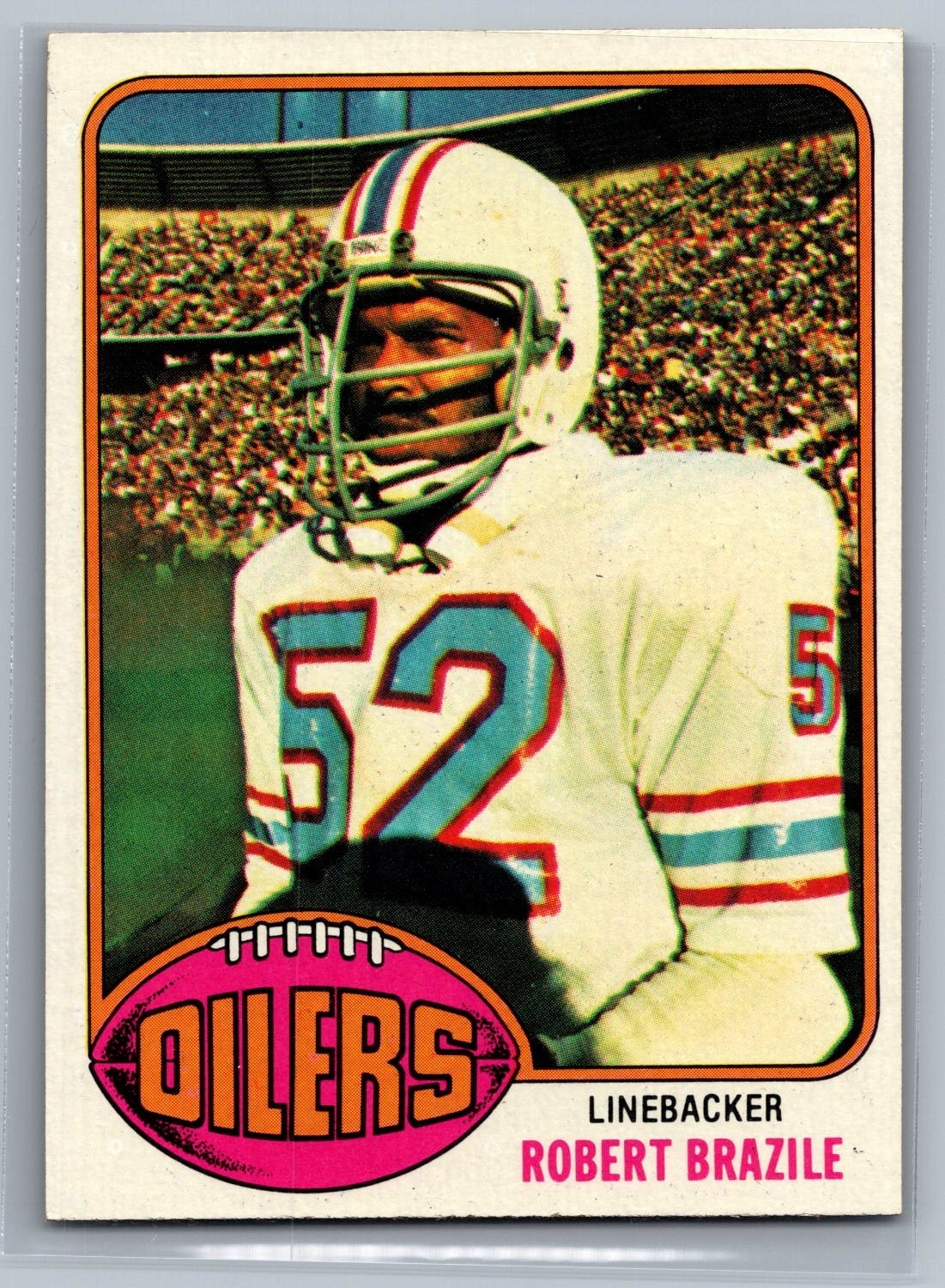 1976 Topps - Robert Brazile #424 (RC) - HOF EX-MT