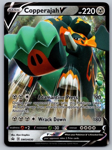 Copperajah V Holo Promo SWSH: Sword & Shield Promo Cards SWSH030 NM