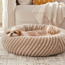 Dog Beds for Small Dogs Cats, Washable Small Dog Bed with Removable Cover, Donut