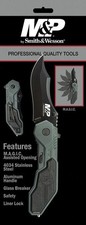 Smith  Wesson Assisted Folding Knife 2.75" 4034 Steel Blade Aluminum Handle
