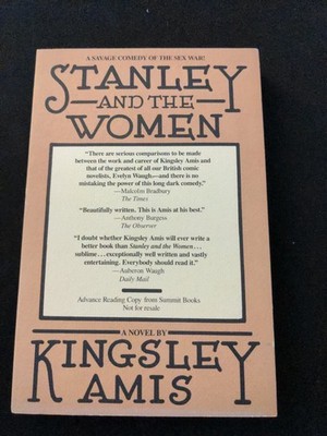 Uncorrected Proof - Stanley and the Women by Kingsley Amis 1985 PB ARC 