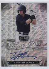 2021 Leaf Metal Draft Future Stars Silver Wave Trey Sweeney #FS-TS1 Auto 8h8