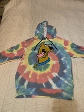 Scooby-Doo Sweatshirt/Hoodie Tie Dye size Men's Large 42/44 