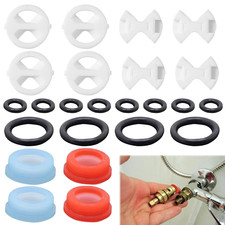 24PCS Silicone Tap Washers for Mixer with Ceramic Discs - 1/2 Turn O-Ring Gasket