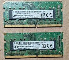 16GB (2x8gb) Micron DDR4 3200 MHz So-Dimm RAM Laptop Memory PC4-3200 sodimm