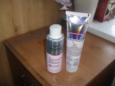 L'Oreal Paris Elvive Glycolic Gloss Lamination Rinse-Off Treatment, & CONDITIONER