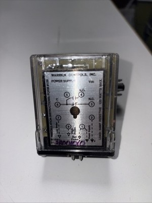 Warrick Controls Liquid Level Control Relay DC Powered 8 Pin Used DC2BD0