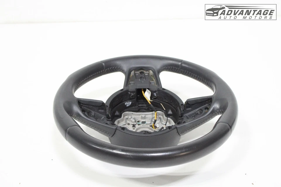 AUDI A6 QUATTRO C7 2012-2018 ANILLO VOLANTE DELANTERO 3 RADIOS CUERO OEM Foto 2 de 4