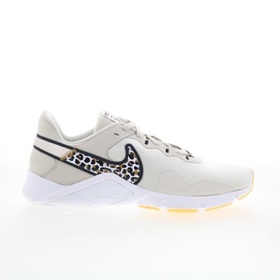Nike Legend Essential 2 Premium Womens Gray Athletic Cross Training Shoes 9