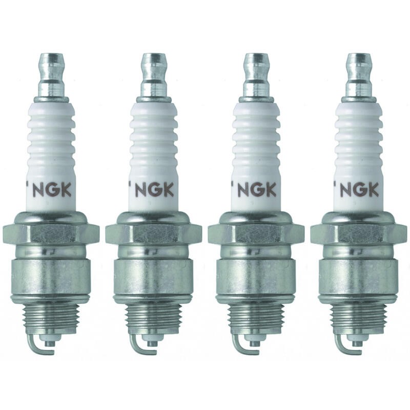 NGK Spark Plug 2746 4-PACK V-Power R5670-6 14mm Copper/Nickel, Flat, HR 6