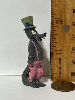 Marx Disneykins Zeke Wolf plastic figure Walt Disney classic cartoon character