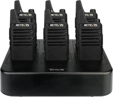 Retevis RT22 Walkie Talkies Rechargeable Hands Free 2 Way Radios Two-Way Radio(6