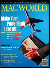 MacWorld Magazine February 1993 Make Your PowerBook Take Off
