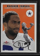 2000 Fleer Tradition Raghib Ismail #211 Dallas Cowboys Signed Autographed Card