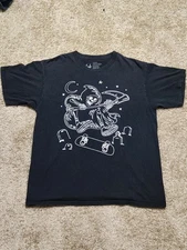 A. Lab Shirt Adult Large Black Grim Reaper Skater Skateboard Mens