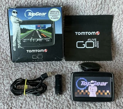 TomTom Top Gear Sat Nav Go Live 2026 UK & ROI Maps 4.3” *No J. Clarkson Voice* - Image 1 of 4