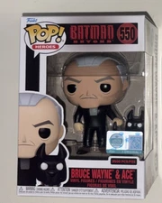 Funko Pop Bruce Wayne and Ace Batman Beyond #550 LE 9500 GameStop Exclusive W/PP