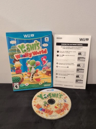 Yoshi's Woolly World (Wii U, 2015) Cib