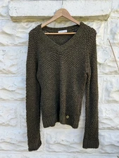 See By Chloe Women’s Knit Pullover Vneck Causal 