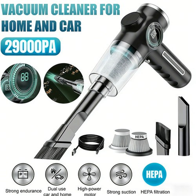 #ad 150W Wireless Car Vacuum Cleaner High Power Upgraded Strong Suction Dryamp;Wet $12.98