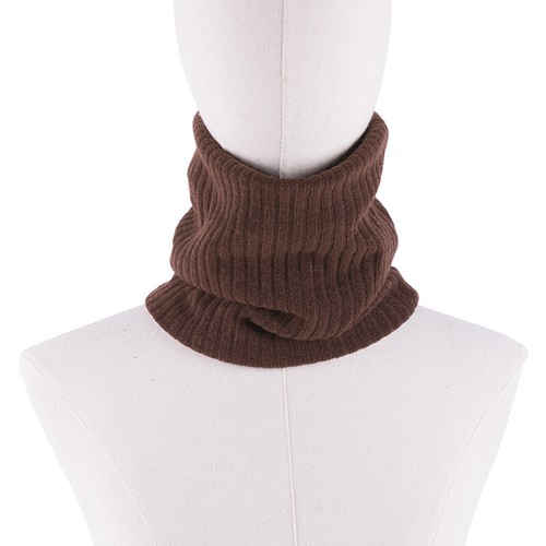 Sciarpa invernale in maglia peluche collo spesso donna uomo colletto anello caldo sciarpe pile ~ - Foto 31 di 36