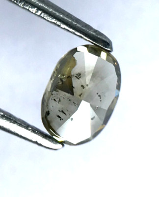 5,5 MM Ovalförmiger Diamant 0,48 ct Rosenschliff Fancy Naturdiamant