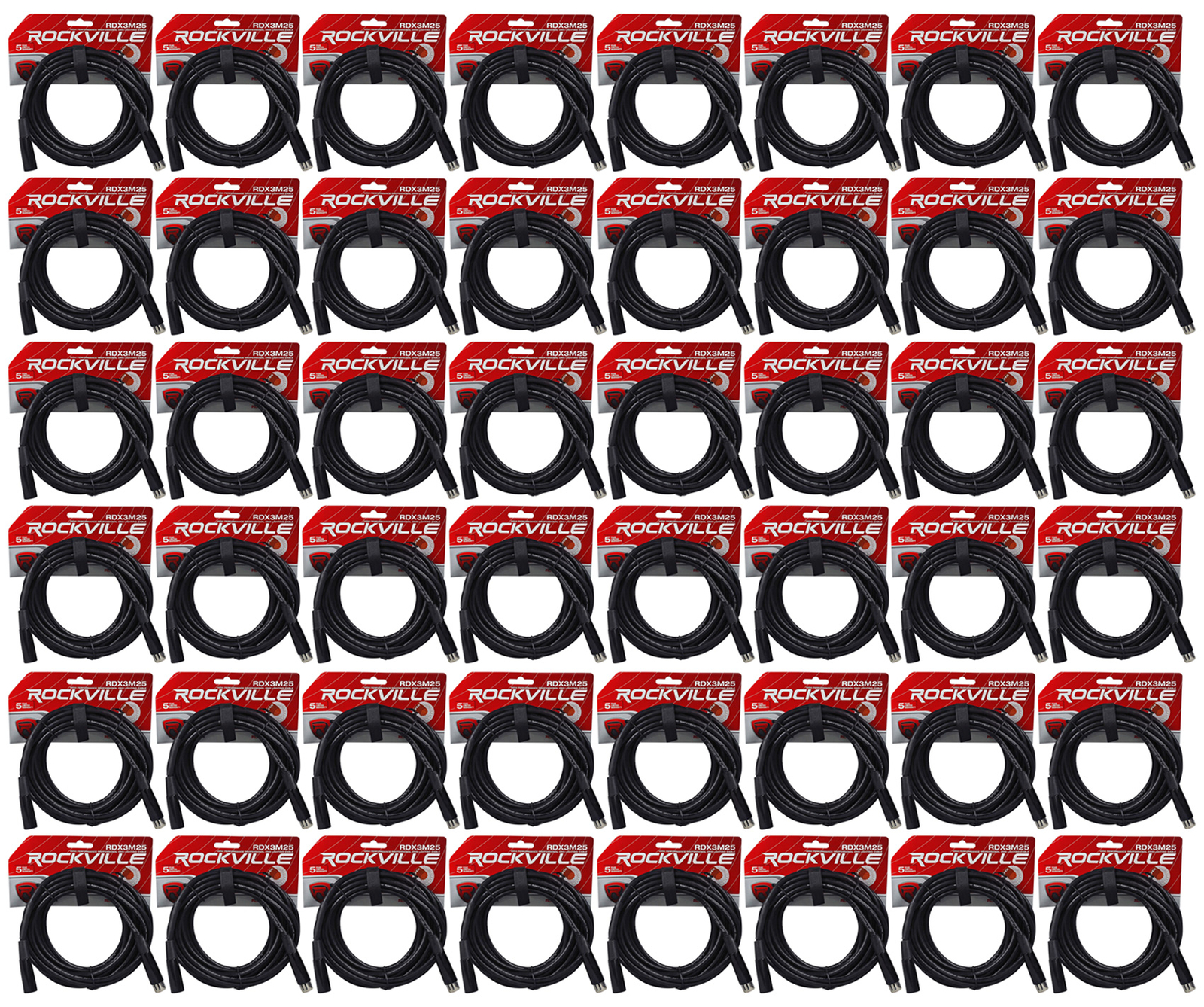 48 Chauvet DMX3P25FT 25-футовые мужские и женские 3-контактные DMX-кабели 93190₽