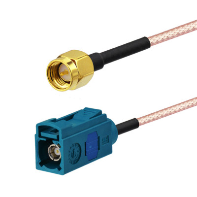 Eightwood Fakra Z-Buchse auf SMA-Stecker RG316 Kabel Koaxialkabel Kabel 100cm 1m
