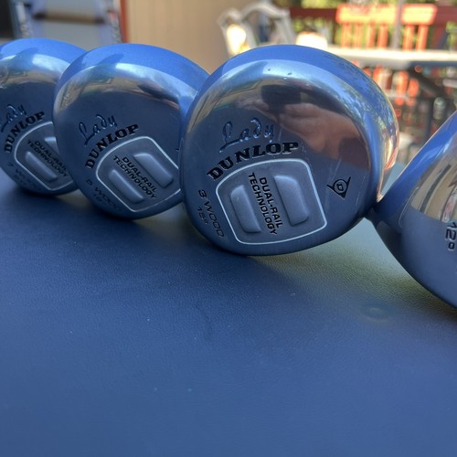 Lady Dunlop Classic Golf Clubs Woods Set Driver 1-3-5-7 Ladies Graphite Shafts - Picture 13 of 24