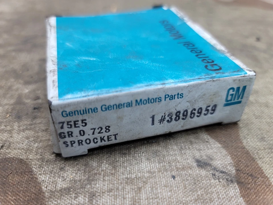 Nuevo de Lote Antiguo Piñón del Cigüeñal del Motor Chevrolet Bloque Pequeño # 3896959 Corvette 1967-81 Foto 2 de 4