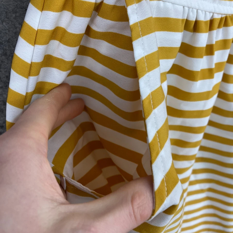 Vestido para mujer Forever 21 talla M mediano sin tirantes mini bolsillos a rayas 4622 Foto 4 de 4