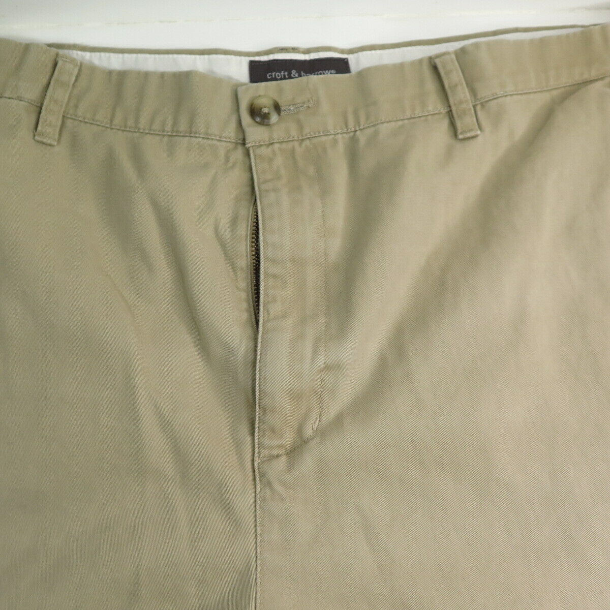 Croft and Barrow Men's Shorts size 44 Beige 100% … - image 3
