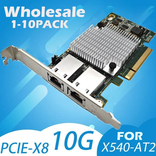 For Intel X540-T2 X540-AT2 10G PCI-E Dual RJ45 Ports Ethernet Network Adapter